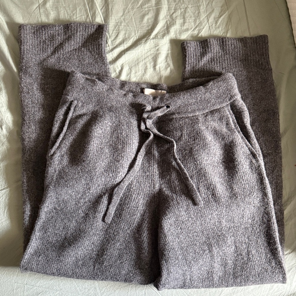 Everlane Charcoal Knit Pants